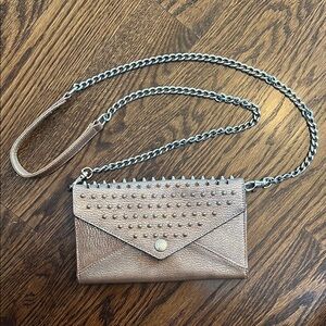 Rebecca Minkoff Silver Studded Clutch Wristlet